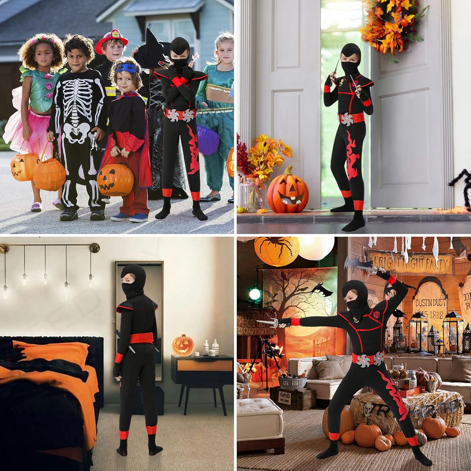 Action-Packed Ninja Costume for Boys