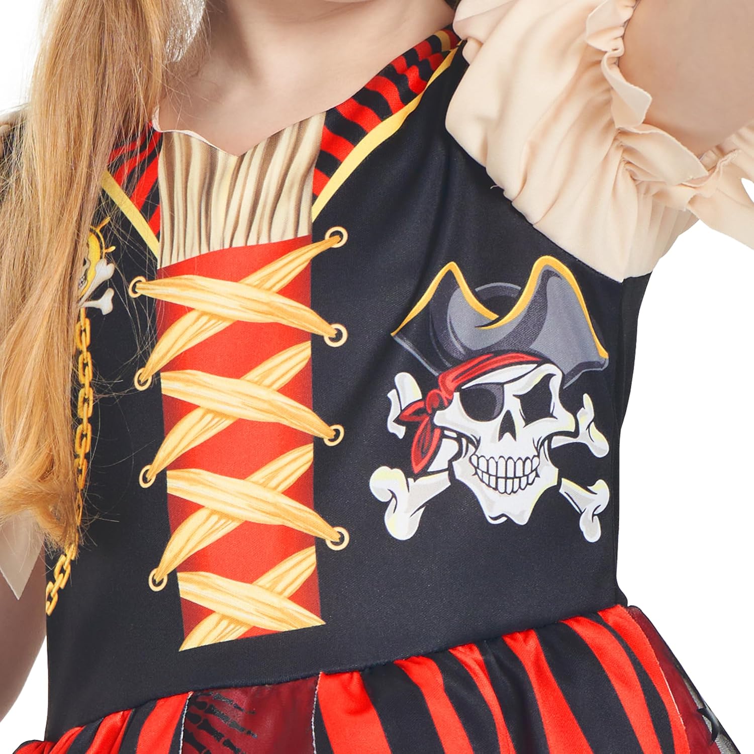 IKALI Girls Pirate Dress Fun Accessories