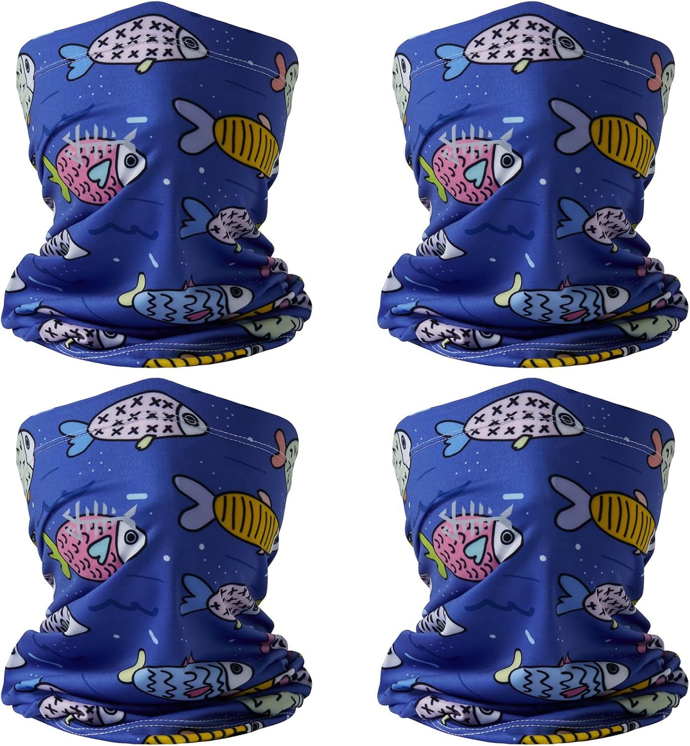 BASSDASH Kids UPF 50 Neck Gaiter with Cycling Mask
