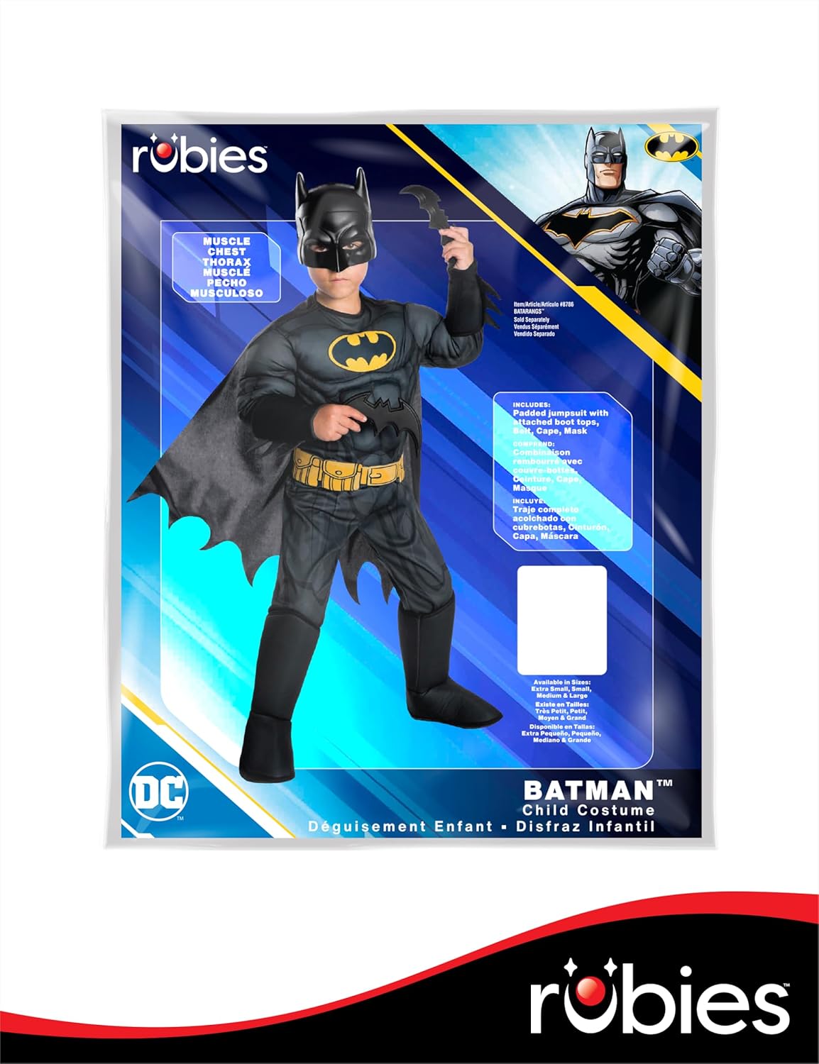Rubies Halloween costume for boys DC Batman