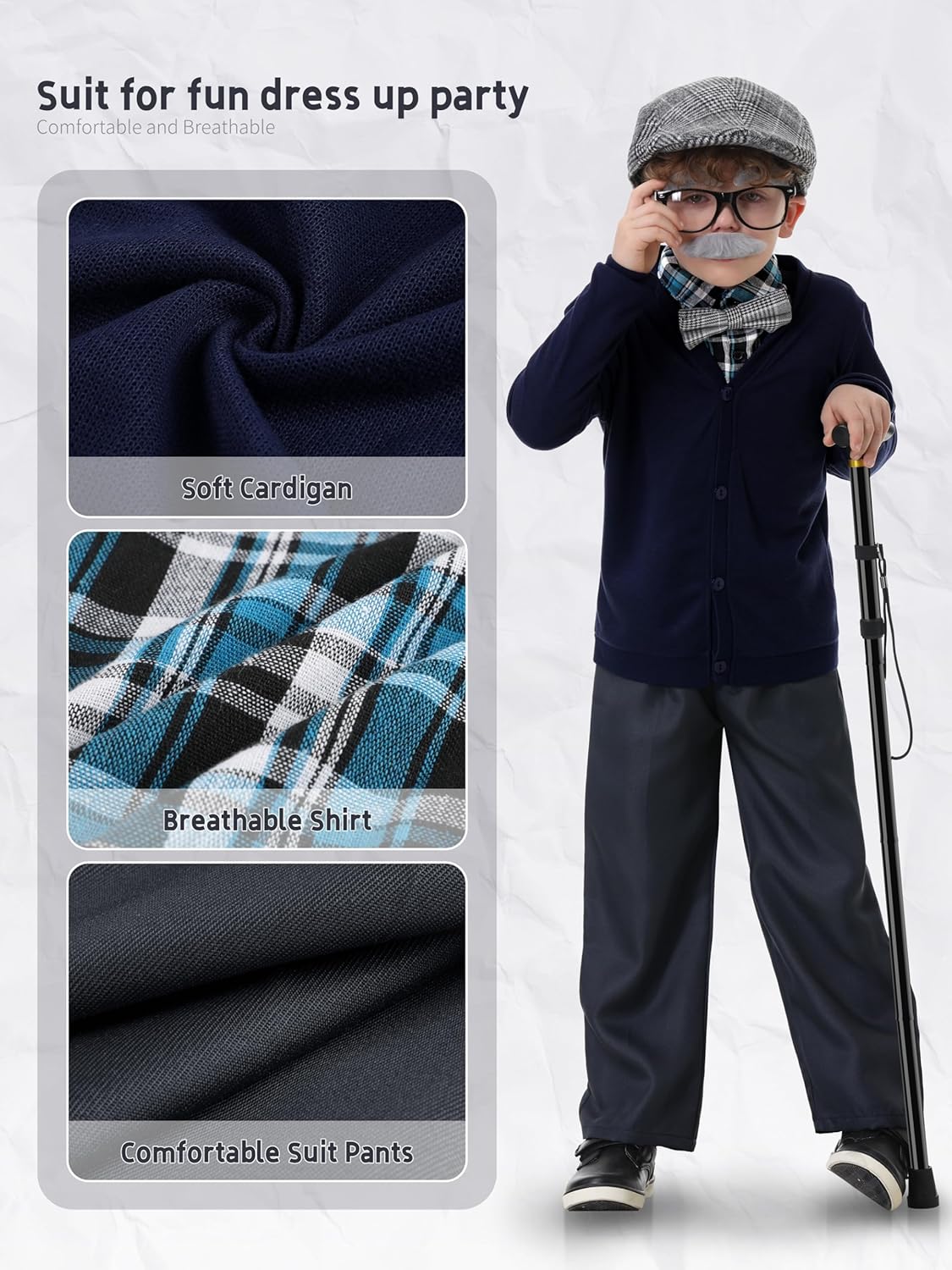 Unforgettable 100 Days of School Grandpa Costume