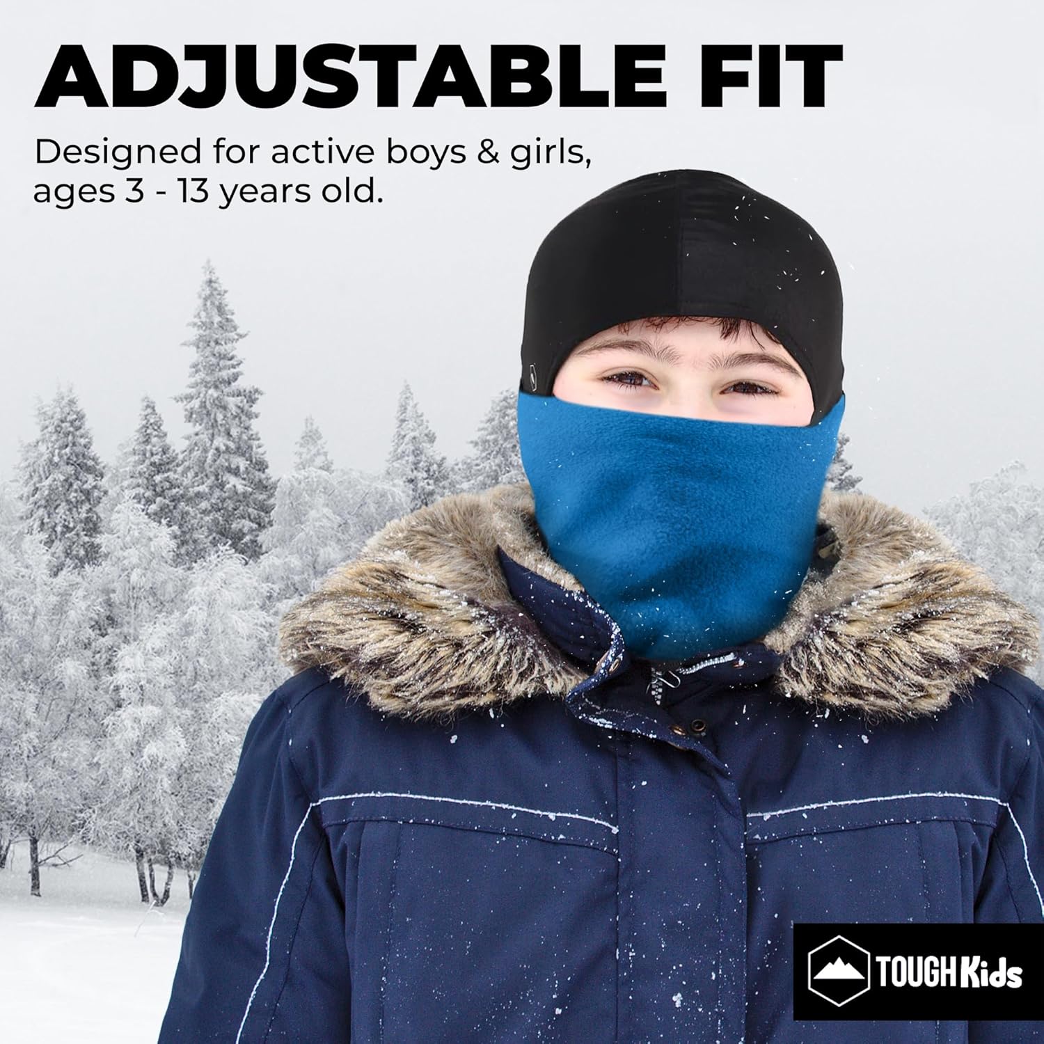 Stay Warm in Style - Kids Ski Neck Gaiter