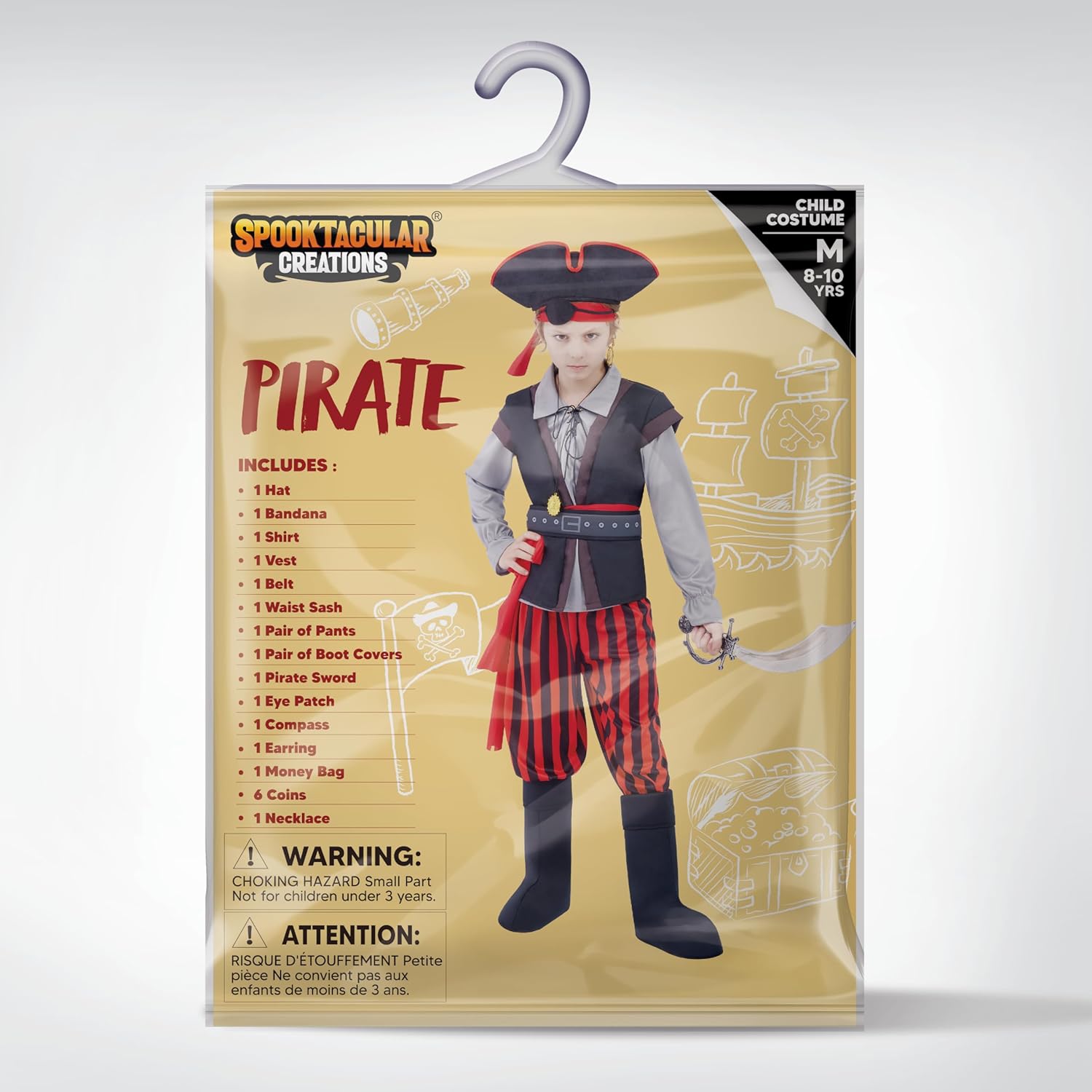Spooktacular Boys Pirate Costume Accessories for Halloween