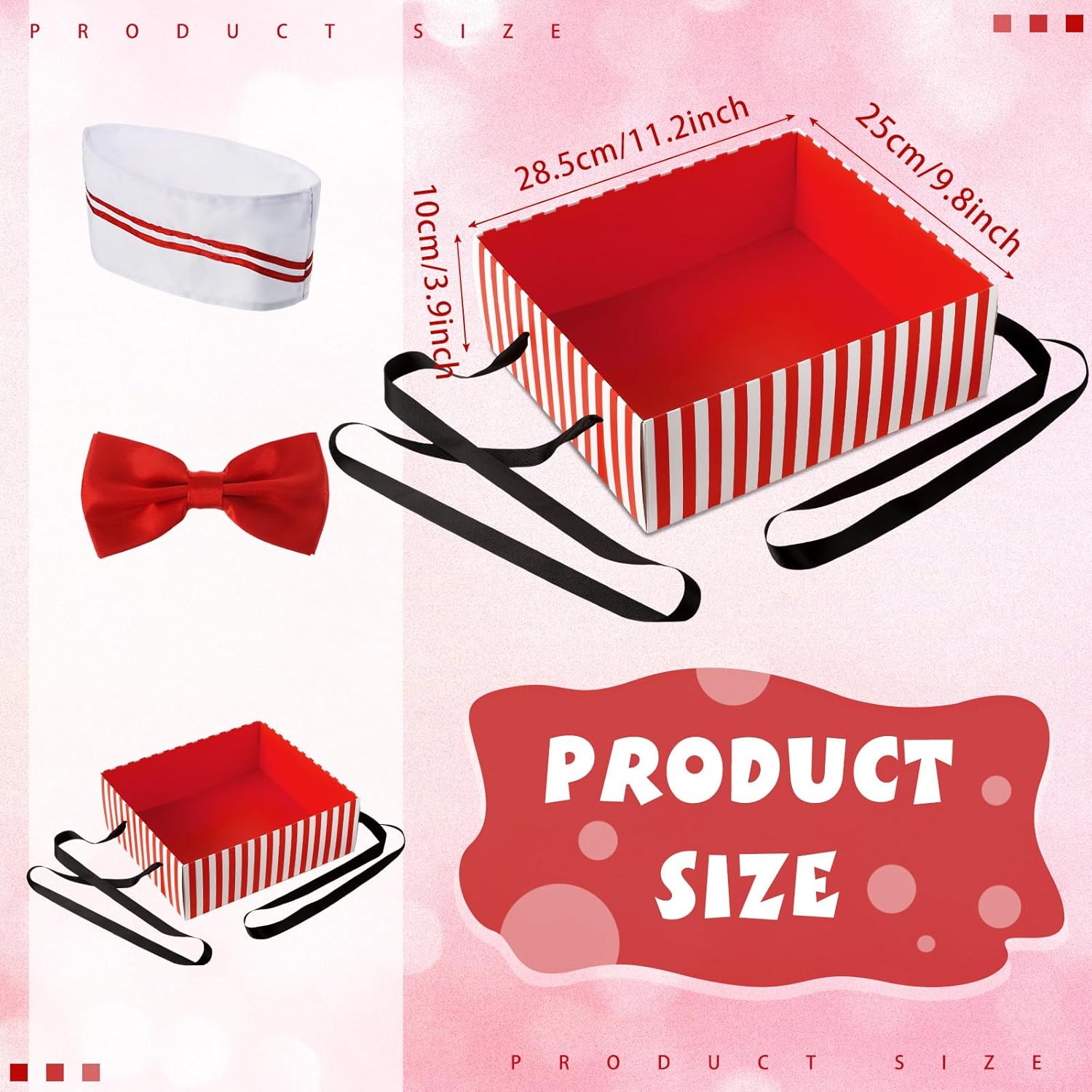 Classic Retro 1950s Waiter Costume Set for Kids