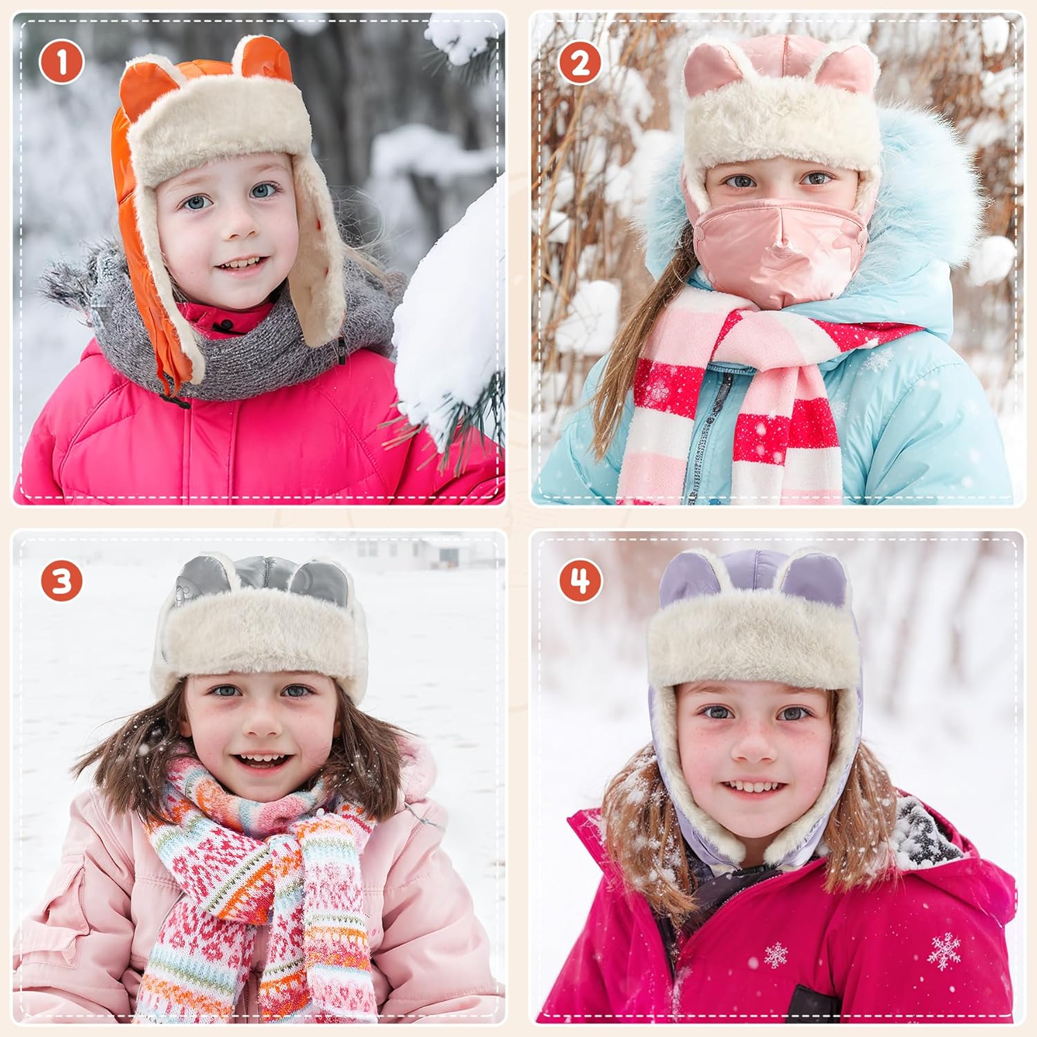 Warm Kids Trapper Hat