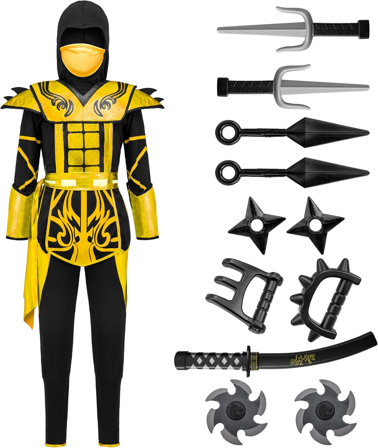 Spooktacular Creations Red Ninja Costume for Boys