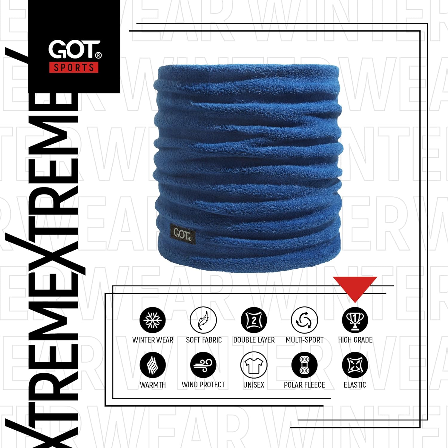 GOT Sports Thermal Neck Gaiter for Kids - Ages 7-12
