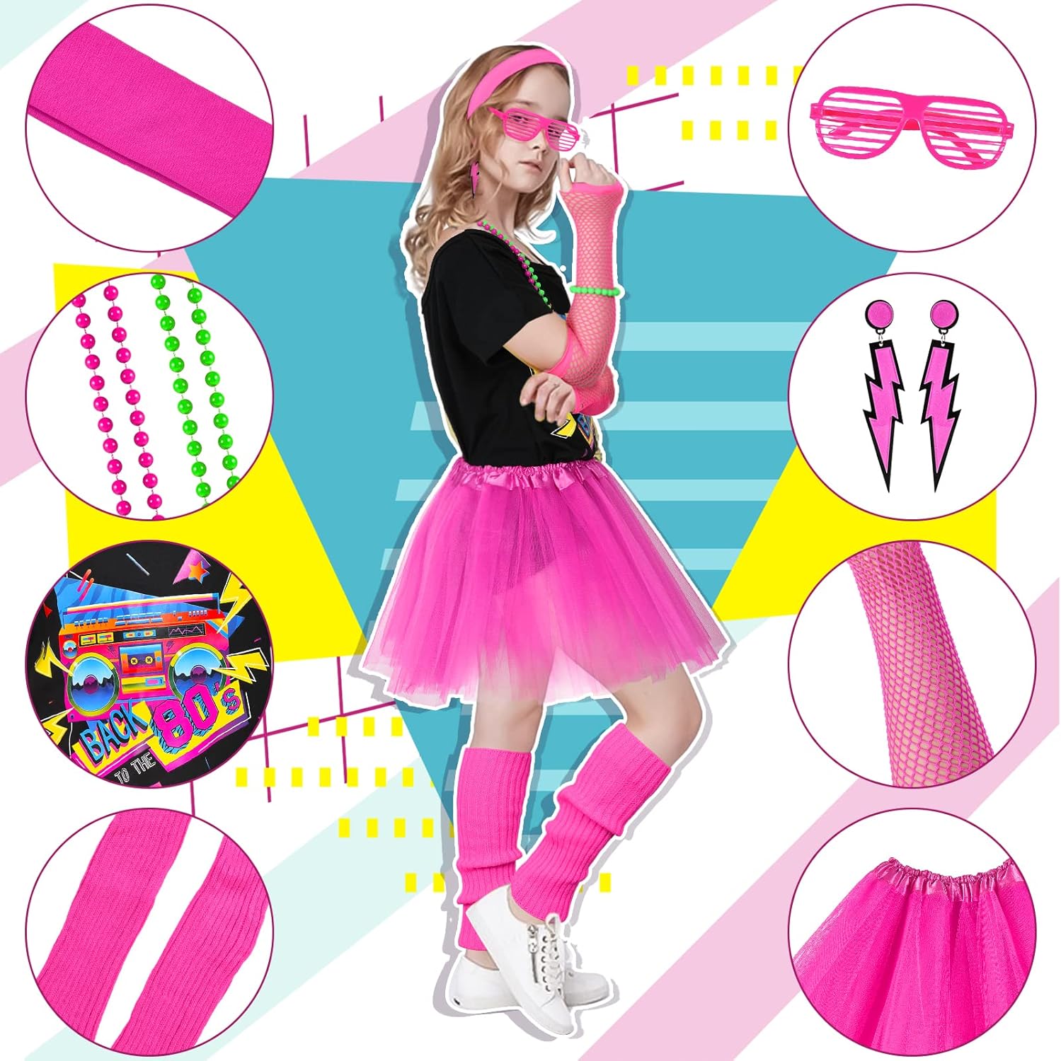 1980s Halloween Accessories Set