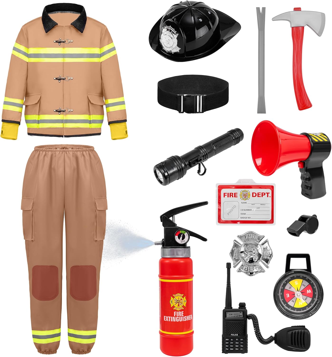 Spooktacular Creations Halloween Boys Fireman Costume Halloween Invite Friends