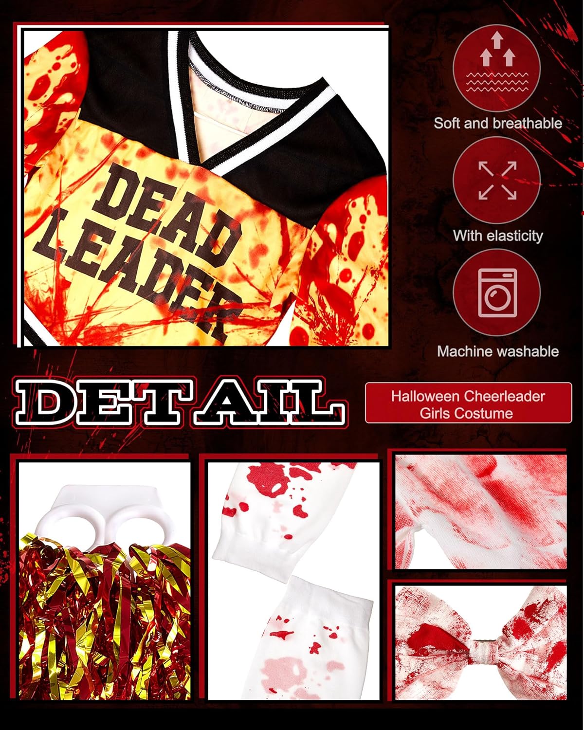 Halloween Spooky Trick-or-Treat Costume for Girls 2023