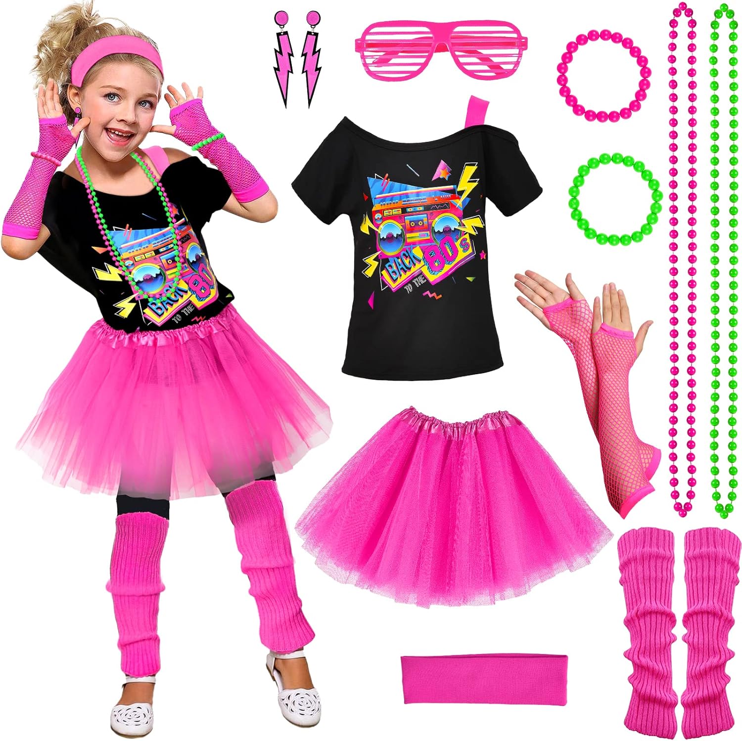 1980s Halloween Accessories Set