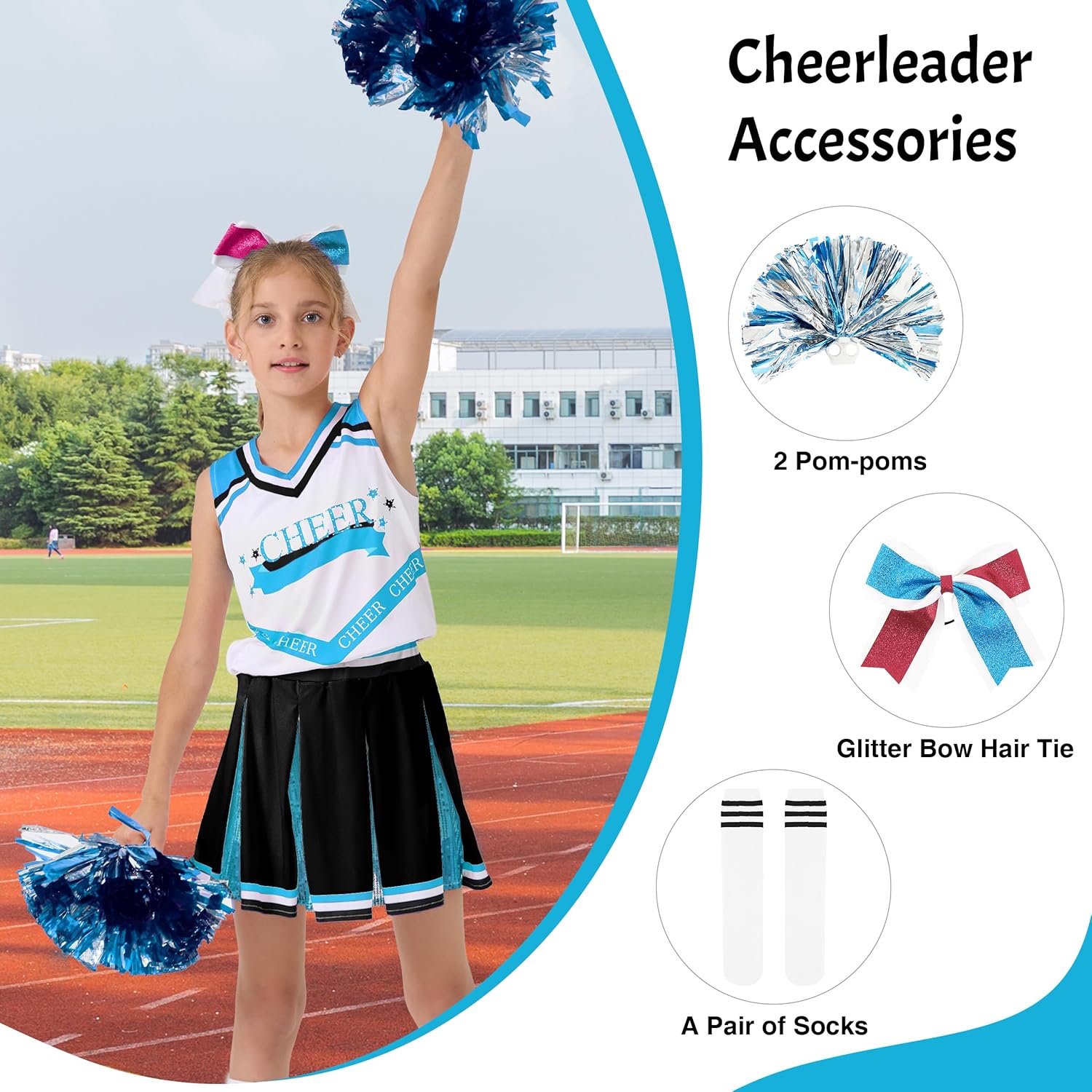 Turbo-Charged Cheeks StUNNINGglitter Uniform for Girls Halloween Christmas More