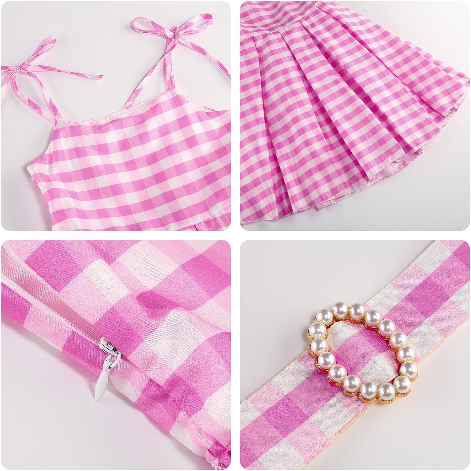 Perfect Pink Carrie Costume for Girls Movie-Themed Doll Accessories
