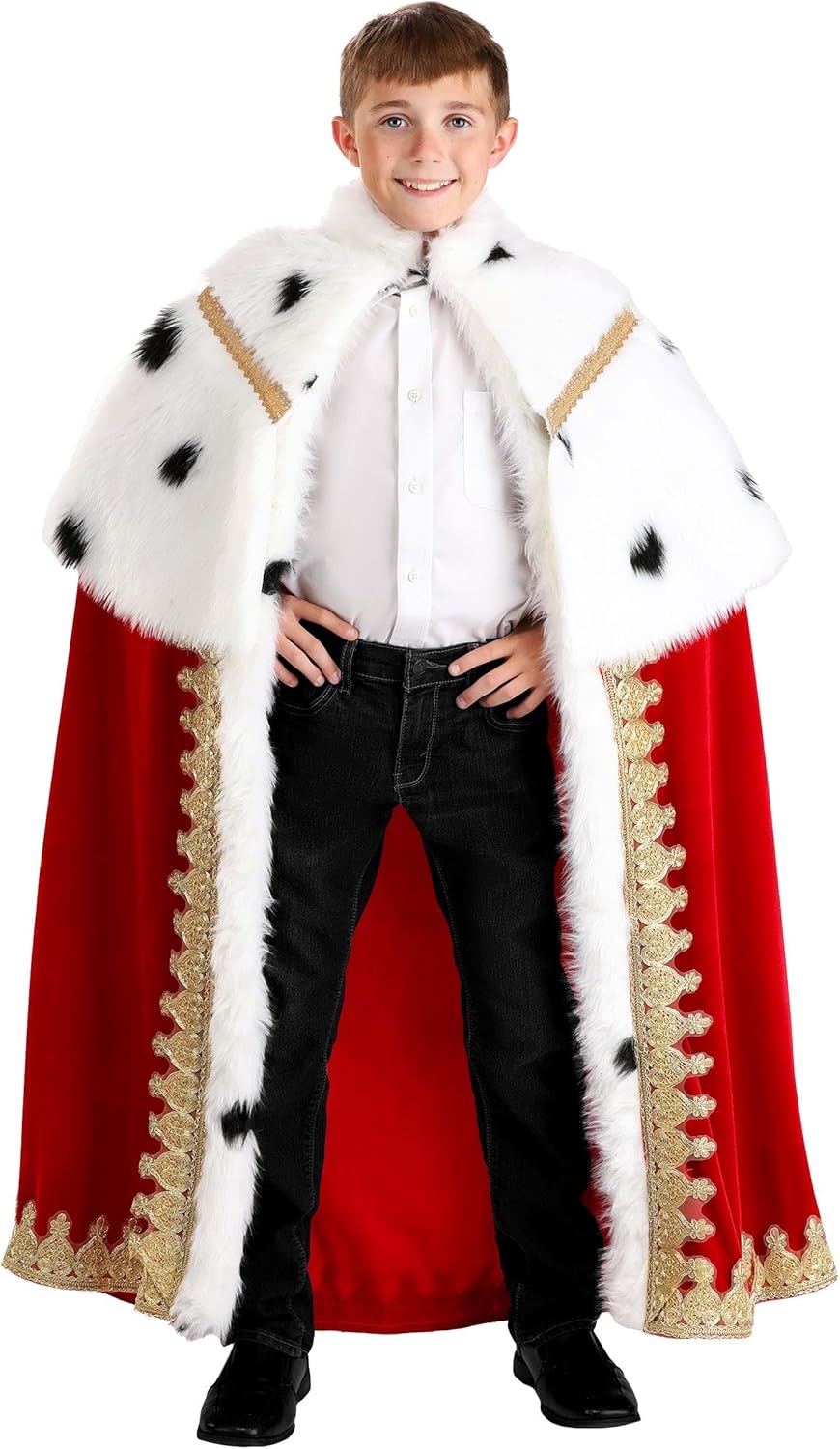 Child Deluxe Broadway King Costume Cape