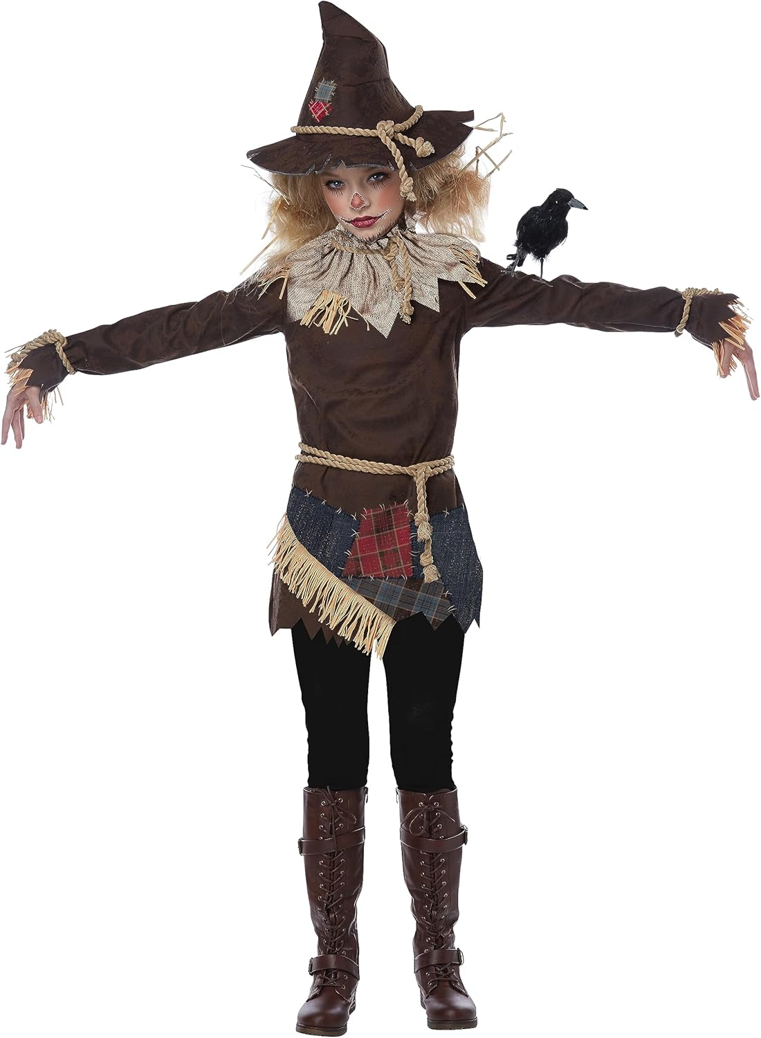 Creepy Cuddly Scarecrow Dress for Girls