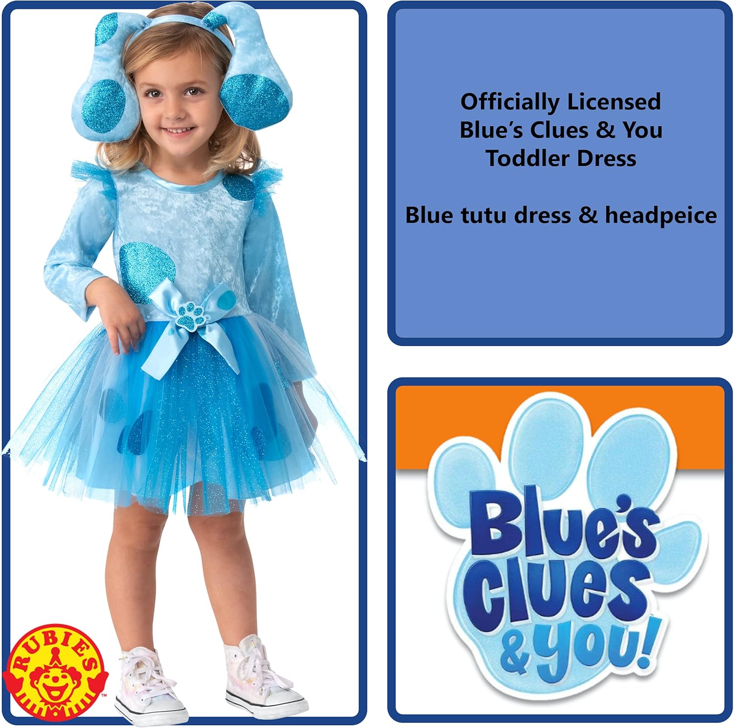 Rubies Girls Blues Clues Costume Tutu Dress