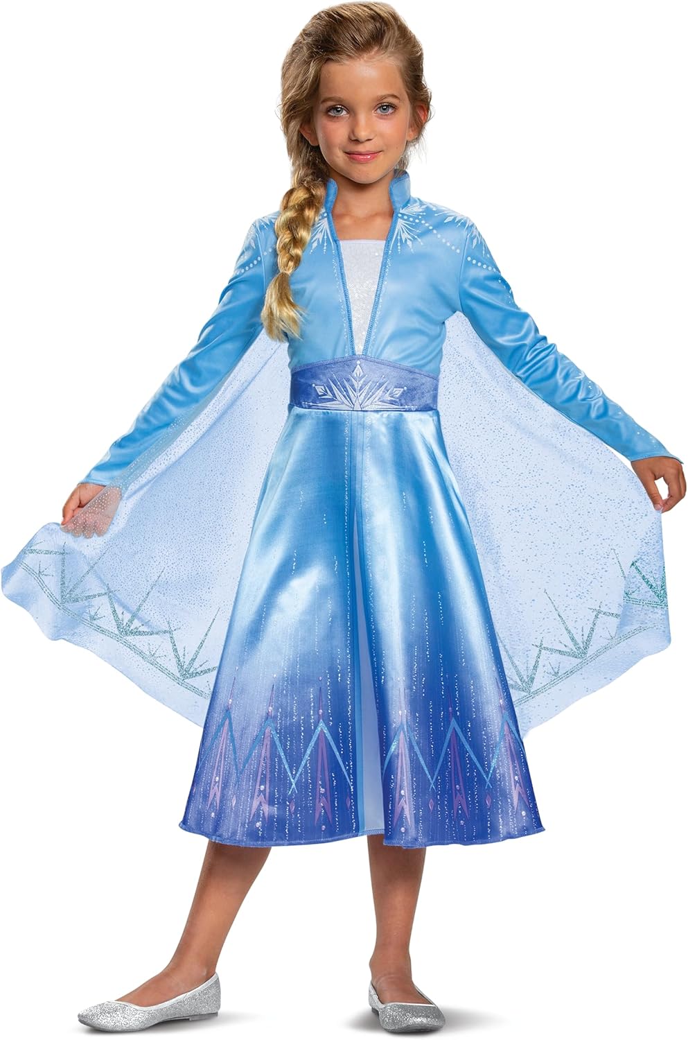 Disney Frozen 2 Girls Halloween costume Blue Perfect Trick-or-Treat