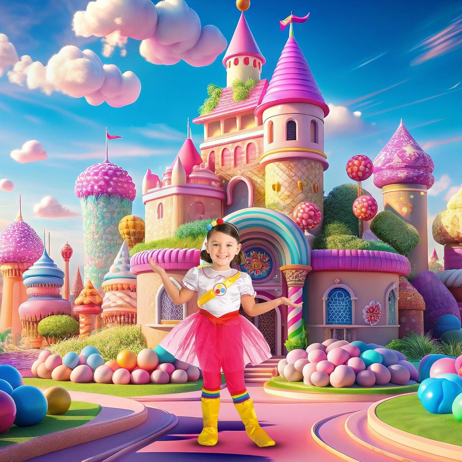 LF Centennial True The Rainbow Kingdom Deluxe Costume for Girls 1T-2T