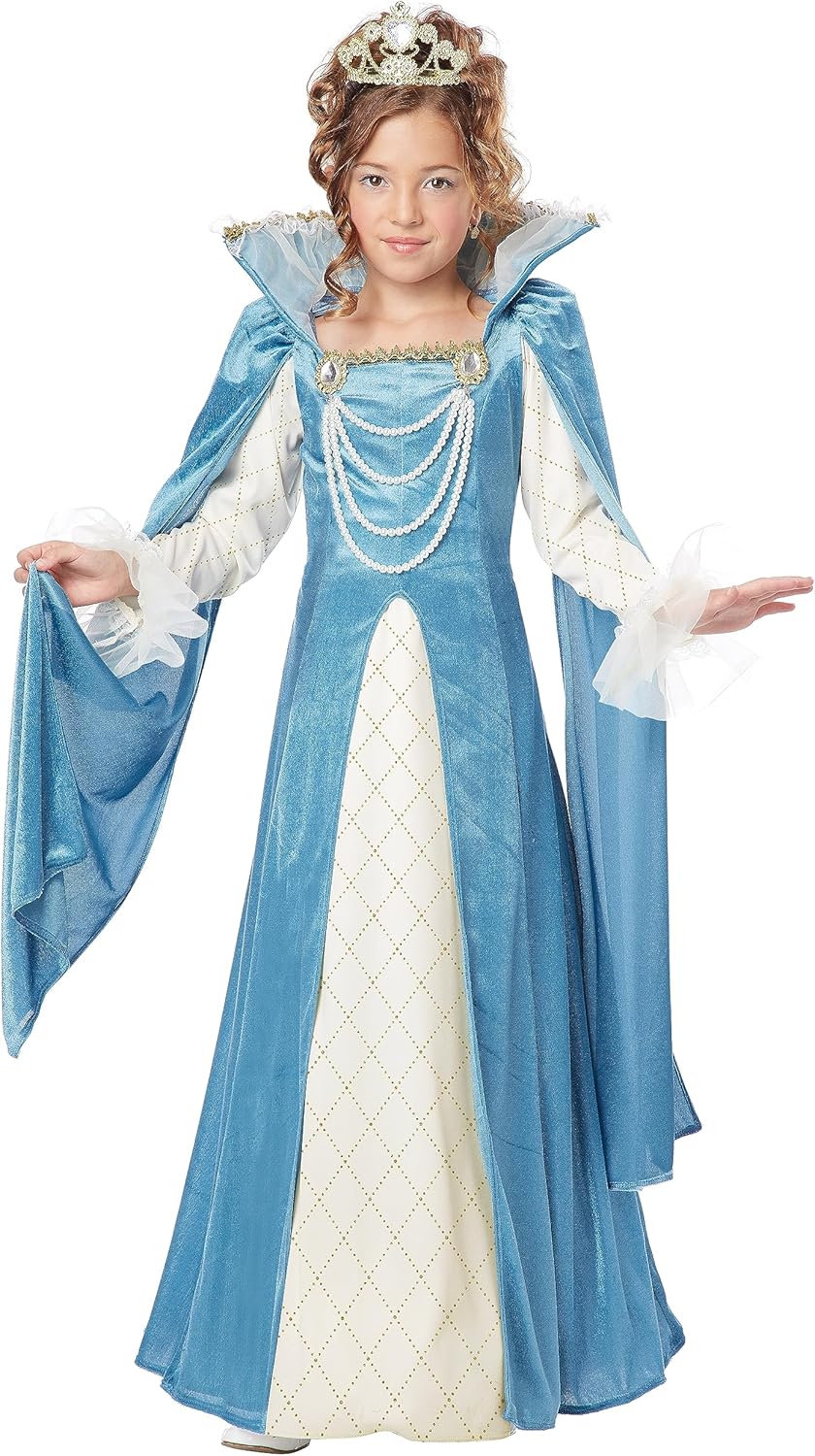 California Costumes Cream Renaissance Queen English crowds