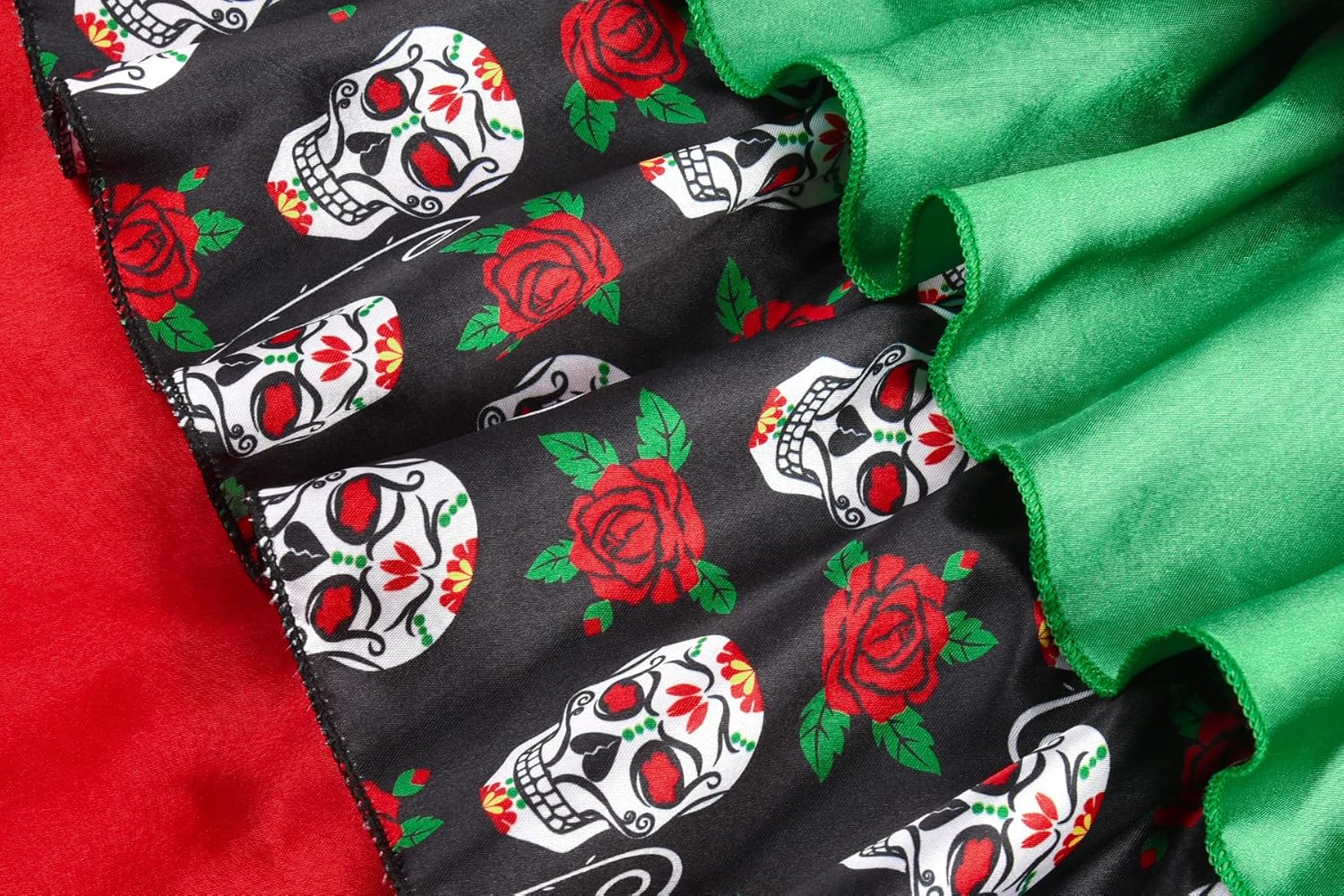 ReliBeauty Kids Day of the Dead Sugar Skull costume for Girls