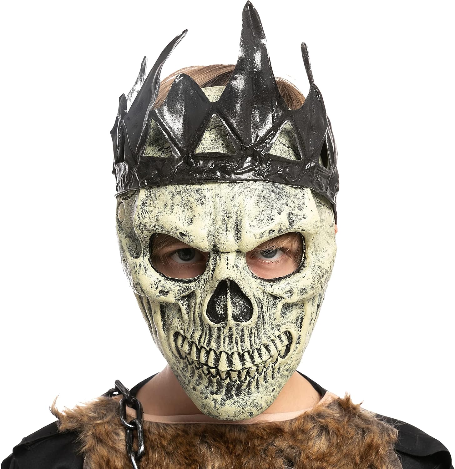 Skeleton Knight Costume for Spooktacular Halloween Kids - Dark Themed Party Costume