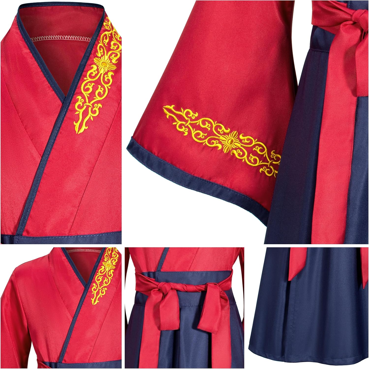 Elibelle - Asian Kids Kimono Robe Dress Traditional Japanese Costumes for Girls