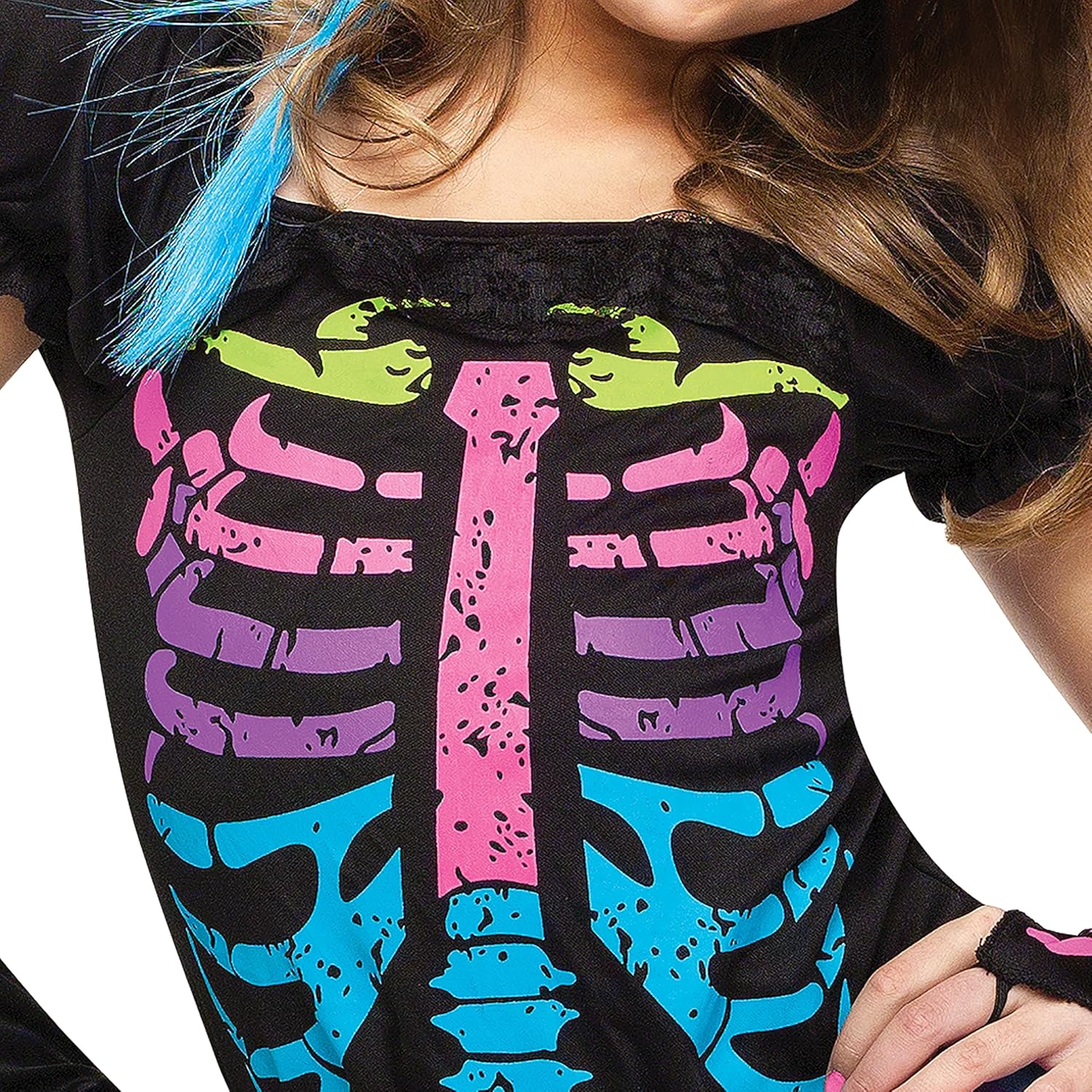 Fun World Girls - funky punky skeleton dress MaternityPregnancy