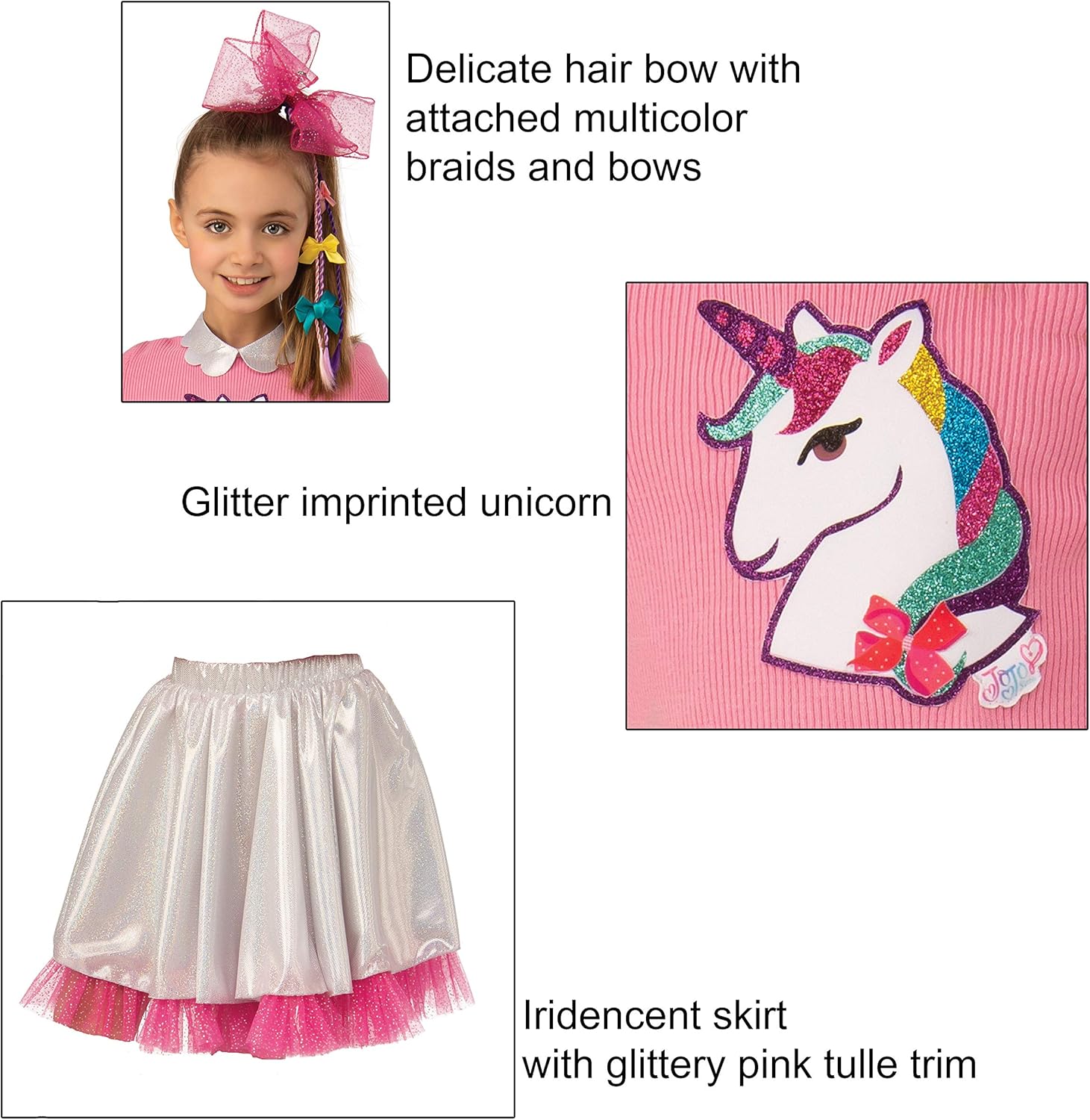 Brilliantly from Rubies Jojo Siwa Candy Store Kid Costume