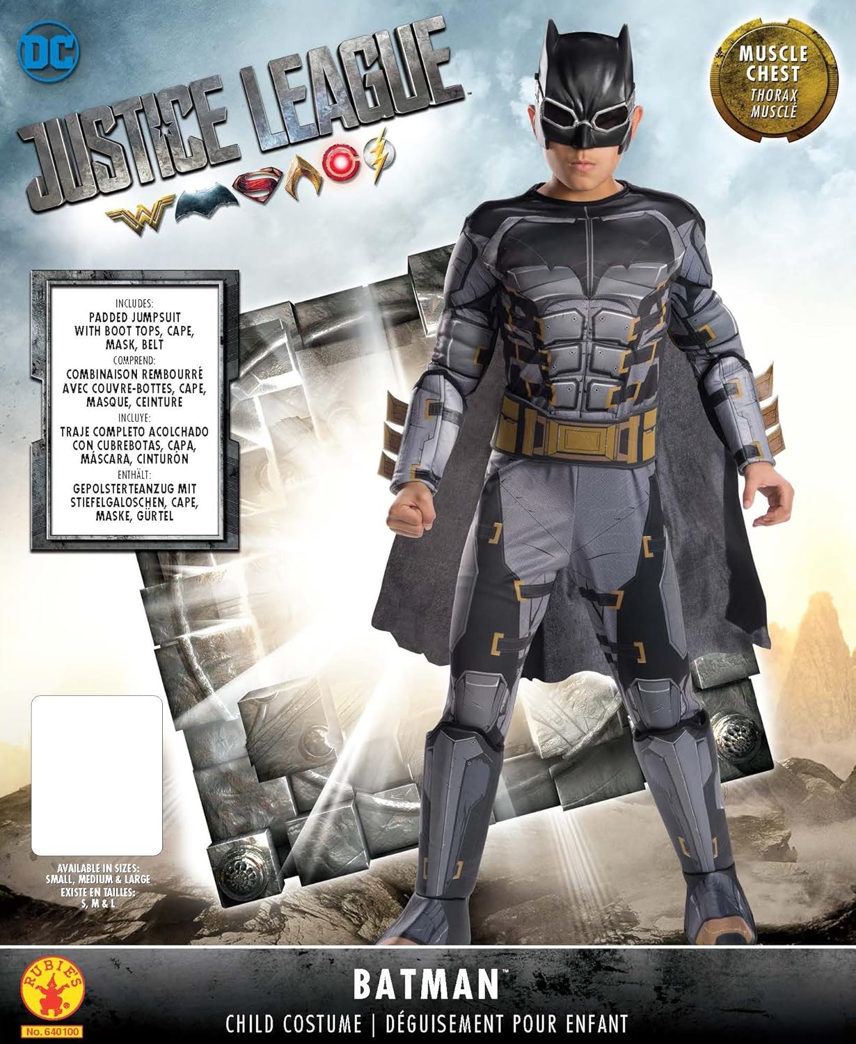 Tactical Justice League Batman Costume for Boys
