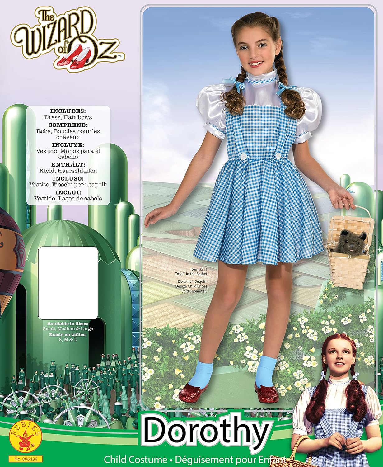 Wizard of Oz Halloween Costume Dorothy - 75th Anniversary Edition