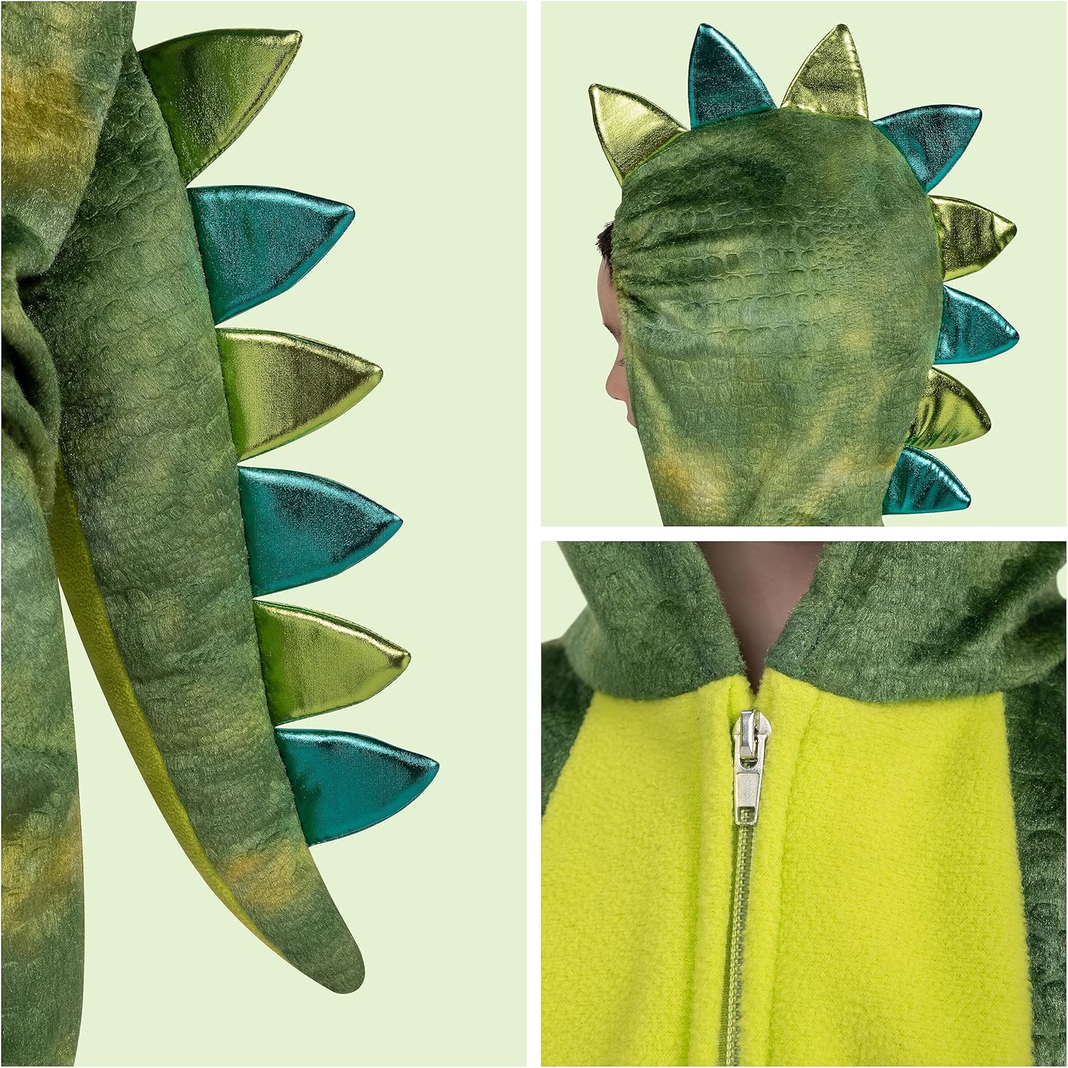 Glow-in-the-Dark Dinosaur Costume for Halloween
